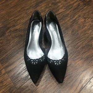 Little black heels for formal and casual occasions
